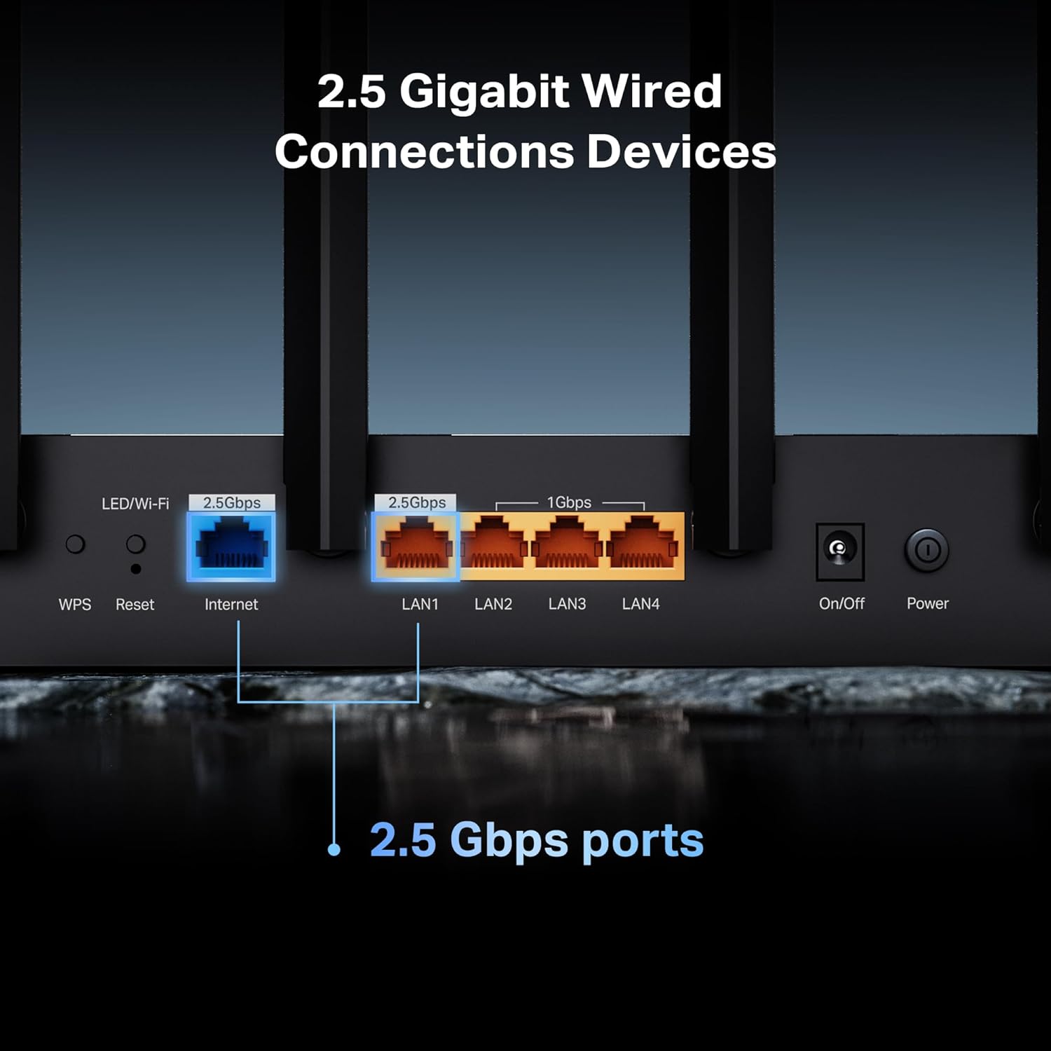 TP-Link Archer BE6500 Dual-Band Wi-Fi 7 Router (Archer BE400) | Dual 2.5 Gbps Ports USB 3.0 | Covers up to 2,400 Sq. ft and 90 Devices | Quad-core CPU| HomeShield, Private IoT, Free Expert Support