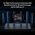 TP-Link Archer BE6500 Dual-Band Wi-Fi 7 Router (Archer BE400) | Dual 2.5 Gbps Ports USB 3.0 | Covers up to 2,400 Sq. ft and 90 Devices | Quad-core CPU| HomeShield, Private IoT, Free Expert Support