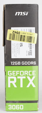 MSI Gaming GeForce RTX 3060 12GB, 60 pieces in stock, no questions asked, non-mining card, returnable at any time