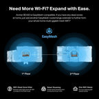 TP-Link Archer BE6500 Dual-Band Wi-Fi 7 Router (Archer BE400) | Dual 2.5 Gbps Ports USB 3.0 | Covers up to 2,400 Sq. ft and 90 Devices | Quad-core CPU| HomeShield, Private IoT, Free Expert Support