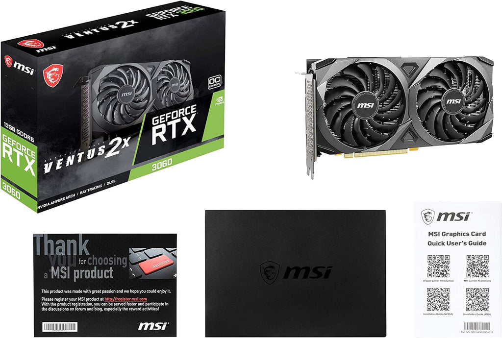 MSI Gaming GeForce RTX 3060 12GB, 60 pieces in stock, no questions asked, non-mining card, returnable at any time