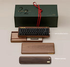 Lofree Half-Full Mechanical Keyboard | Wireless Bluetooth, Brown Switch, Solid Wood & Stationery Gift Set